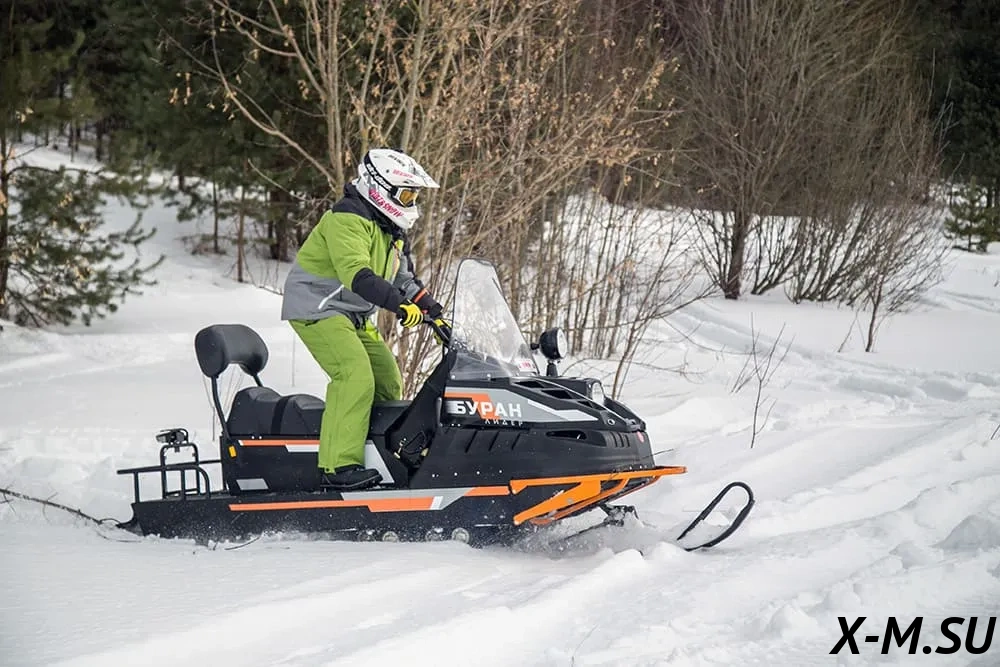 Снегоход Русская механика РМ БУРАН ЛИДЕР АДЕ