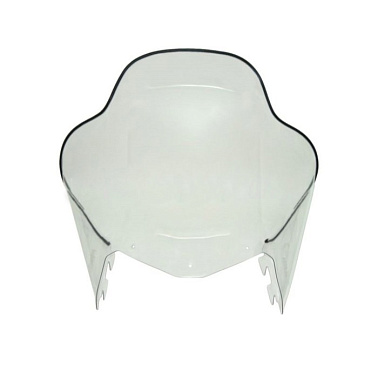 Стекло ветровое высокое для снегохода BRP Tundra LT-550F, LT V-800 (2008-2009 МГ) (57см, 2мм, ПЭТг)