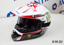 ШЛЕМ КРОССОВЫЙ MONSTER SCULLCANDY (AV) Белый