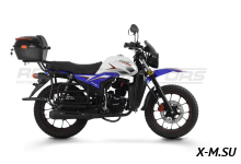 Мотоцикл дорожный ROCKOT QUEST 150 (белый/синий глянцевый, ЭПТС)