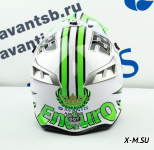 Шлем кроссовый Avantis Jackpot, Зеленый