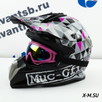 Шлем кроссовый Avantis Muc-off att, Черный