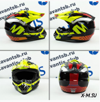 Шлем кроссовый Avantis Orwell, Черный