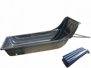 Сани-волокуши с отбойником и накладками ПРЕМИУМ