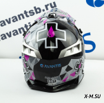 Шлем кроссовый Avantis Muc-off att, Черный