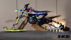 Гусеничный комплект SNOWRIDER SR120 TXR 2026 (гусеничный блок, трак, лыжа) для эндуро и кросс. мото